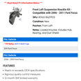 thumbnail image 2 of Front Left Suspension Knuckle Kit - Compatible with 2006 - 2011 Ford Focus 2007 2008 2009 2010, 2 of 2