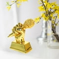 thumbnail image 5 of IBASETOY Golden Resin Singing Trophy with Microphone Sculpture for Party Awards and Competitions, 5 of 8