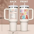 thumbnail image 3 of Teacher Gifts for Women, Teachers Day Week Appreciation Gift, 40 OZ Tumbler Best Teachers Gifts from Student, In My Teacher Era Insulated Cup Unique Graduation Thank You Retirement Birthday Gift, 3 of 6