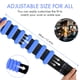 thumbnail image 5 of Pesas ajustables para muñeca y tobillo, silicona, 0,9 kg, color azul, 5 of 8