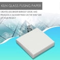 thumbnail image 3 of 50 Sheets Ceramic Fiber Square Microwave Kiln Glass Fusing Paper Household Tools, 3 of 5