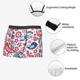 thumbnail image 3 of Gukieu Birds Flowers Print Men's Boxer Briefs, High Elastic Moisture Wicking Boxer Briefs Underwear-Large, 3 of 5