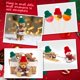 thumbnail image 2 of 6 juegos de funda para botella de vino de Navidad, suéter de punto, vestido de botella de vino, funda para botella de vino de muñeco de nieve de Papá Noel para decoraciones navideñas, suéter de Navida, 2 of 5