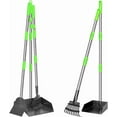 thumbnail image 2 of Pooper Scooper with Adjustable Stainless Steel Handle – Dog Waste Cleanup Tray & Rake Set for Large, Medium, Small Dogs – Durable & Easy-to-Use Yard Cleanup Tool, 2 of 6
