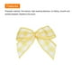thumbnail image 4 of Uxcell Mini Gingham Ribbon Bow Checkered Fabric Satin Ribbon Bows for Craft DIY Hair 60, 4 of 7