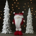 thumbnail image 2 of Northlight Standing Christmas Gnome with Pom Pom Hat Figure - 12.5" - Red and White, 2 of 5