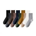 thumbnail image 5 of Calcetines hasta media pantorrilla para hombre, calcetines largos de algodón para otoño e invierno para hombre, 5 of 5