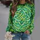 thumbnail image 1 of Uootdi Oversized St Patricks Day Sweatshirts for Women Irish Saint Pattys Shamrock Crewneck Long Sleeve Shirts Holiday Trendy Pullover Tops Gift, 1 of 7
