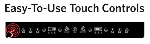 EUROSTAR EIC400BK Double Induction Cooktop