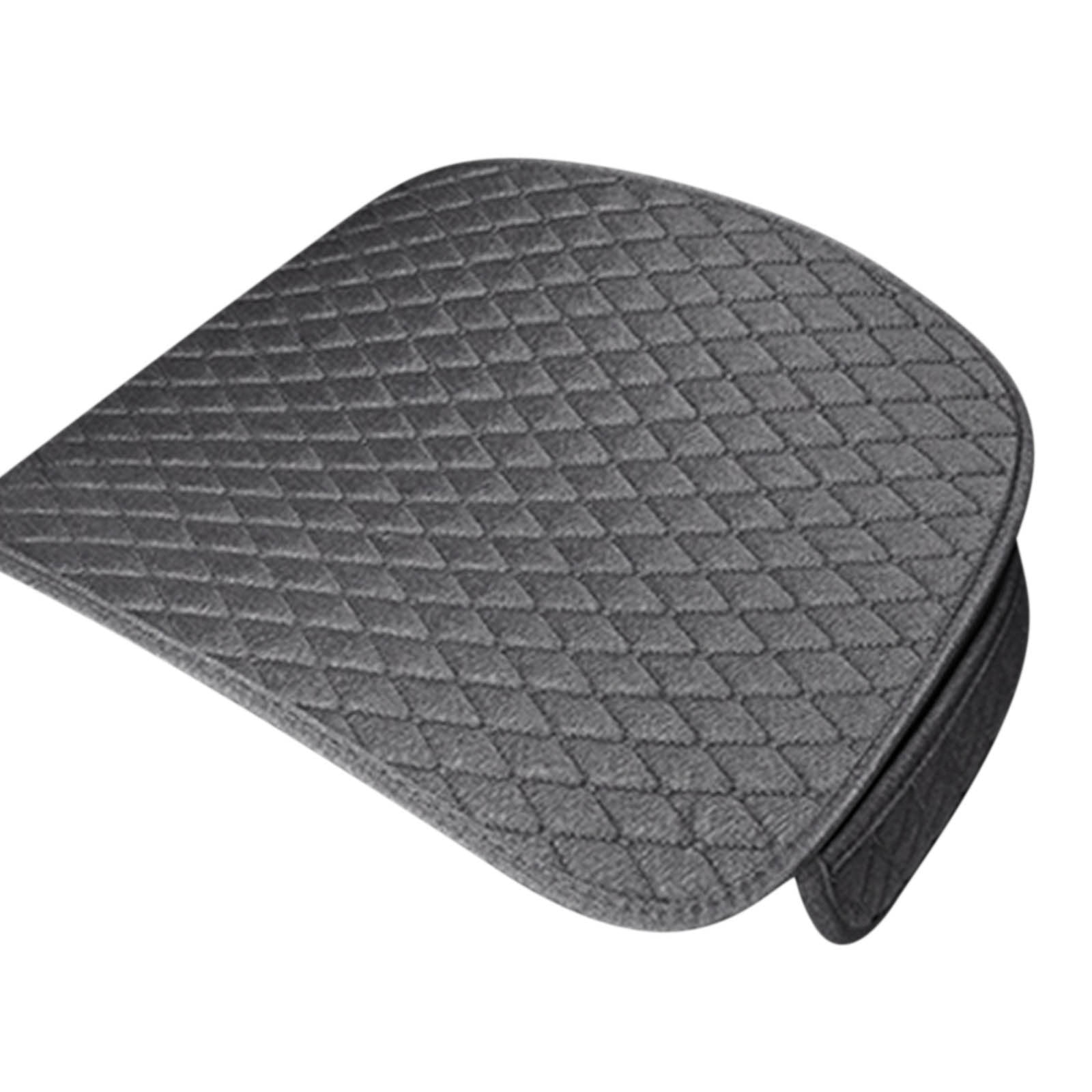 Yatlte Linen Car Seat Covers Cushion with Storage Pocket, Luxury Include Front Car Seat Protector and RearCar Seat Cushion, Compatible with 95% Vehicles, Fit for Cars Truck SUV