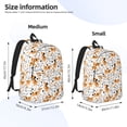 thumbnail image 2 of Xecao Cute Dog Canvas College Laptop Backpack, a durable rucksack designed for both men and women, ideal for travel, school, and daily use-Small, 2 of 5