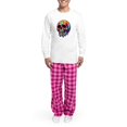 thumbnail image 5 of CafePress - Vibrant Melting Skull - Men's Long Sleeve Light Pajama Set, 5 of 7