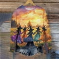 thumbnail image 4 of DOSUKRAI Halloween Sweatshirts for Women Graphic Sweatshirts Long Sleeve Crew Neck Pullover Fall Lightweight Sweater Tops 2025 Multicolor,L, 4 of 6
