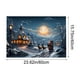 thumbnail image 3 of Tapete Navideño para Entrada | Tapete Absorbente y Antideslizante para El Hogar | Tapete Antimanchas | Tapete Antideslizante para Baño | 40 X 60 Cm | Poliéster Blanco | 0,2 Kg | 40,6 X 61 Cm | 1 Tape, 3 of 6
