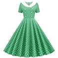 thumbnail image 3 of Elvqul Womens Green Dresses, 3 of 6