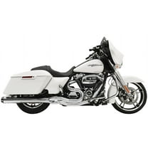 Bassani Road Rage II B4 Series Megaphone Chrome 2-into-1 Exhaust System (1F51R)