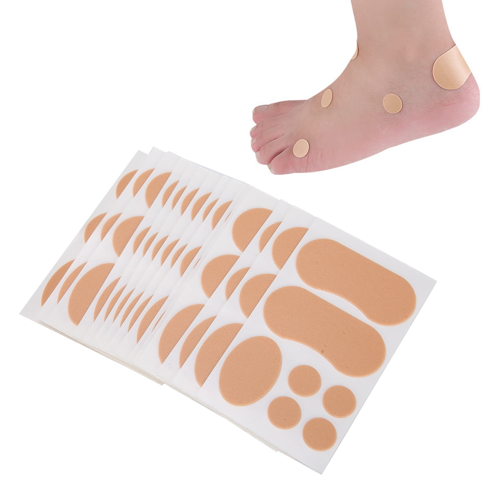 Zaqw Foot Protector,High Heel Pad,15 Sheets Heel Sticker PE Foam Waterproof Anti-Slip Anti-Wear Adhesive Corn Pad Foot Care Tool
