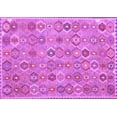 thumbnail image 1 of Ahgly Company Indoor Rectangle Abstract Purple Contemporary Area Rugs, 2' x 3', 1 of 4