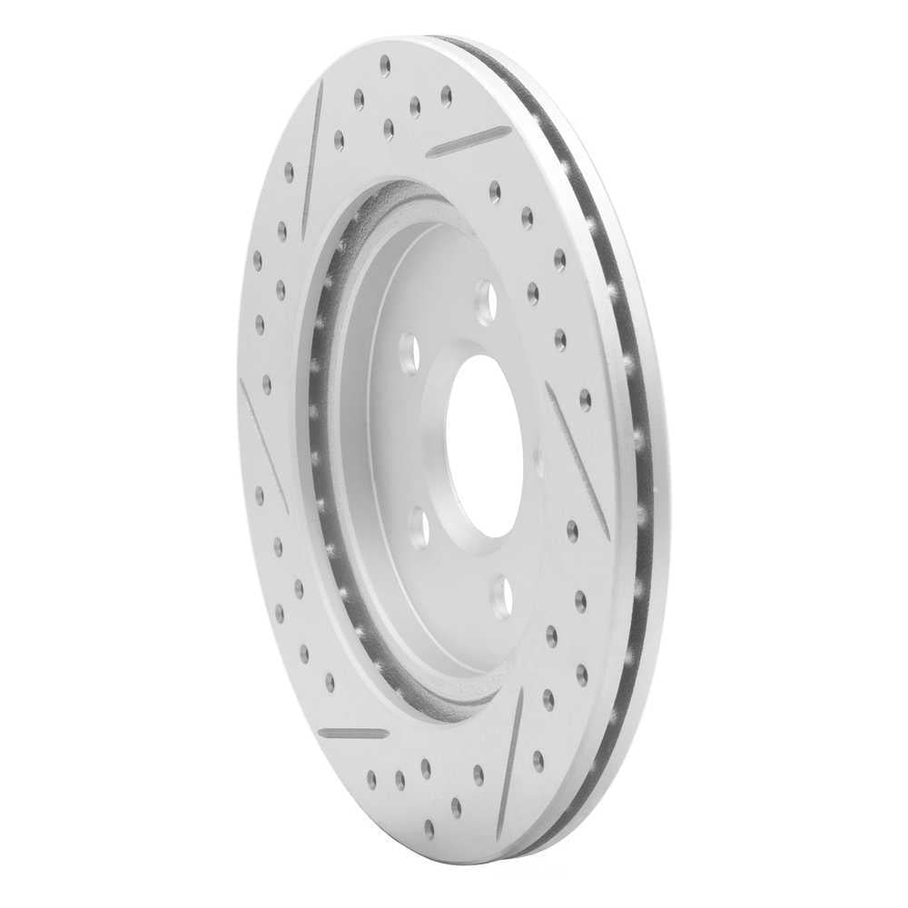 Dynamic Friction Company 830-54046R DFC Geoperformance Rotor - Drilled and Slotted