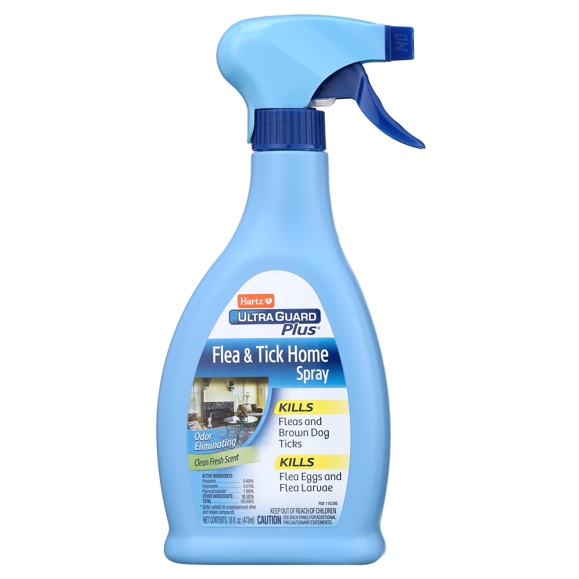 (2 pack) Hartz UltraGuard Plus Flea and Tick Home Spray, Liquid, 16oz