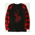 thumbnail image 5 of jsaierl Matching Family Pajamas Sets Christmas PJ's with Deer Printed Tee and Plaid Bottom Loungewear, 5 of 8