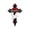 D, variant on Metal Cemetery Memorial Plaque for Remembrance Cardinal Graveyard Decorations for Humans Markers Cross Sign Garden Outdoor Stake Miss You Headstones Easter Sympathy Gifts Tombstones