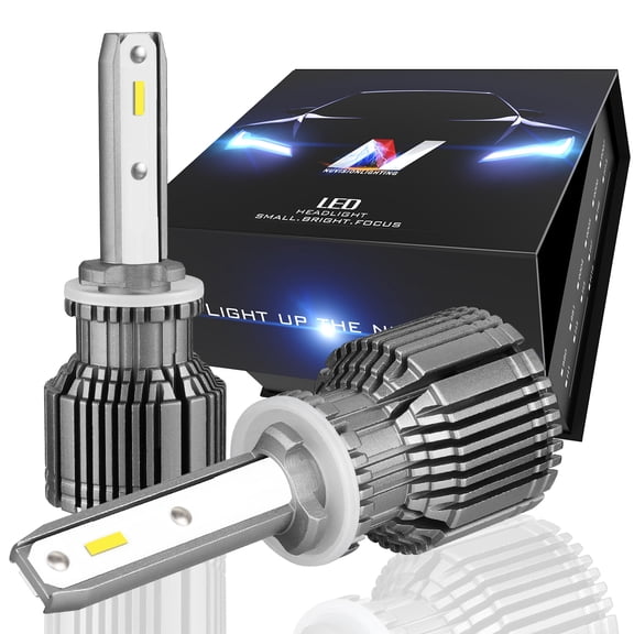 NUVISION LIGHTING NVL-CFS-881 Nuvision Pair 881 LED Headlight High / Low Beam Fog Lamp Light Bulbs Conversion HID Kit with Fan