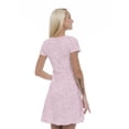 thumbnail image 2 of Women’s A Line Floral Summer Dress, Retro Triangle Arrangement, Cross Wrap V Neck, 6 Sizes, by Ambesonne, 2 of 2