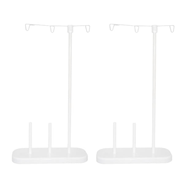 2Pcs Organizador de bastidor perfecl Soporte de hilo para máquina de coser Acolchado