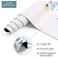 thumbnail image 5 of Desk Mat,Gaming Mouse Pad Large (35.4 x 15.8 inch), Extended Desk Pad with Non-Slip Base and Stitched Edges,Waterproof XXL Laptop Keyboard Pad White for Women,Home,Office Decor(Floral), 5 of 6