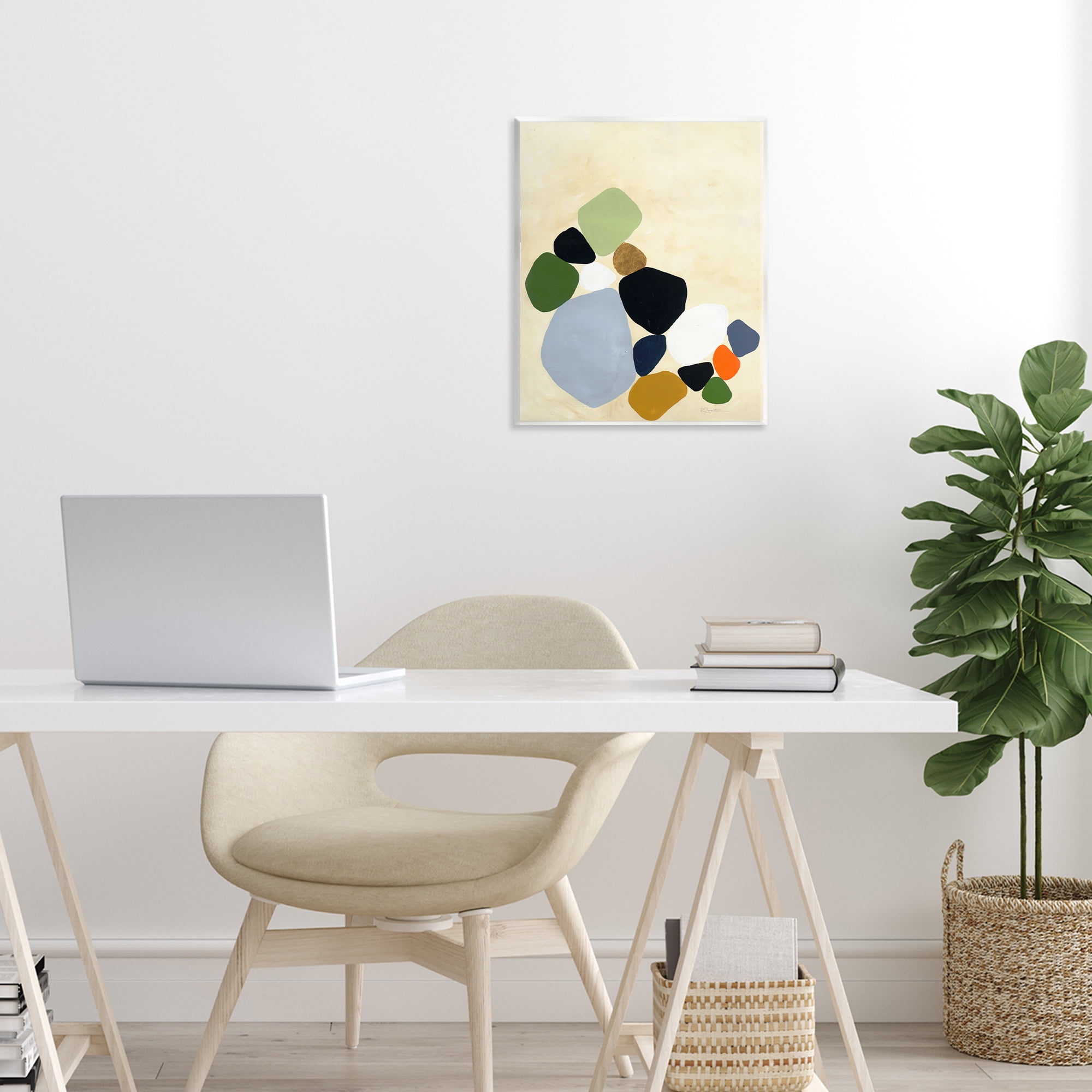 Stupell Industries Balanced Shapes Cluster Wall Plaque Art, design by Ruth Fromstein