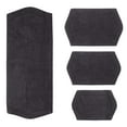 thumbnail image 6 of Home Weavers Waterford Collection 100% Cotton Non-Slip Bathroom Rug Set Machine Washable Bathroom Rug, Bath Rug, Bathroom Rug, Runner, Gray Color 4 Piece Bath Rug set, 6 of 8