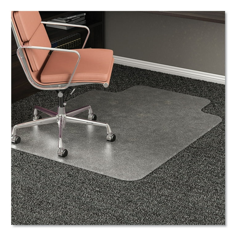 RollaMat Frequent Use Chair Mat, Med Pile Carpet, Flat, 36 x 48, Lipped, Clear RollaMat Frequent Use Chair Mat, Med Pile Carpet, Flat, 36 x 48, Lipped, Clear