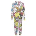 thumbnail image 5 of Hello Kitty Unisex Onesie Pajamas Zipper Jumpsuit Hooded One Piece Sleepwear for Family Mens Womens, 5 of 7