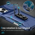 thumbnail image 6 of Fashion Case with Holder Stander Kickstand Drop Resistant Shockproof Case For iPhone 16 Pro (6.3inch), 6 of 7