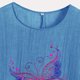 thumbnail image 4 of Vestidos Casuales Para Mujer, Blusas De Mujer De Moda Camisetas estampadas de moda para mujer, blusas casuales de lino holgadas de manga corta con cuello redondo y raglán, 4 of 4