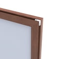 thumbnail image 6 of GZXS 60x40 Inch Large Wall Mirror with Walnut Aluminum Frame, Modern Farmhouse Style Full-Length Vanity Mirror for Bathroom, Bedroom, Living Room, Vertical or Horizontal Mount, 6 of 6