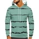 thumbnail image 1 of Sudadera con capucha para hombre, estilo casual, a la moda, con cuello redondo, bolsillos y estampado degradado, sudadera de manga larga con capucha, blusa de poliéster para hombre, 1 of 4