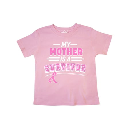 

Inktastic My Mother is a Survivor Breast Cancer Awareness Gift Toddler Boy or Toddler Girl T-Shirt