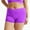 Purple, variant on QUNYINEY Athletic Womens Running Shorts Solid High Waist Yoga Legging Slim Elastic Waist Summer Shorts