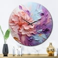 thumbnail image 3 of Designart "Whirling Dream" Abstract Spirals Oversized Wall Clock, 3 of 5