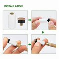 thumbnail image 5 of 12 Sets 12MM Billiard Pool Cue Tips Brass Screw Replacement Tips with Pool Cue Ferrule for Snooker P, 5 of 5