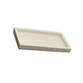 thumbnail image 1 of facefd Vanity Tray Desktop Organizer Tealight Plate for Countertop Hotel Decor Stone Gray, 1 of 5