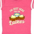 thumbnail image 4 of Inktastic Hanukkah Funny Here for Latkes Boys or Girls Baby Bodysuit, 4 of 5