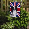 thumbnail image 2 of Papillon with English Union Jack British Flag Garden Flag, 2 of 5