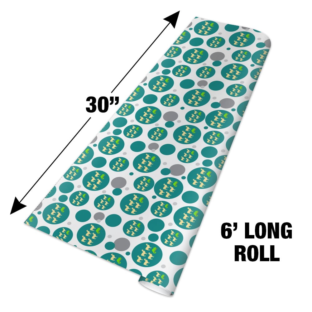 Llama Chameleon Funny Humor Premium Gift Wrap Wrapping Paper Roll