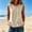 *Beige, variant on ClodeEU Women's Round Neck Sleeveless Button Down Peplum Blouse,Casual Loose Ruffle Hem Tank Top Army Green,Women's Plus L
