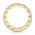 thumbnail image 4 of Pear Shape Lab Grown Diamond Danna Eternity Ring For Women | 5 Carat IGI Certified 14K Yellow Gold | FG-VS Quality Friendly Diamonds Eternity Ring Size 4, 4 of 5
