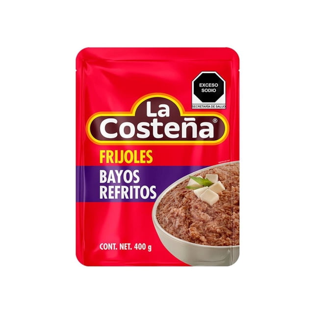 Pack de 12 Frijoles La Costeña Bayos Refritos 400 gr La Costeña Bayos refritos