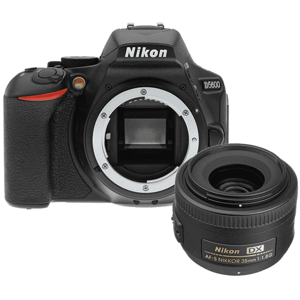 Nikon D5600 24.2MP Digital SLR Camera with AFS DX NIKKOR 35mm f/1.8G